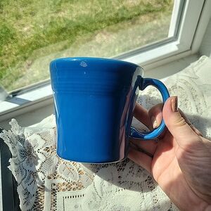 Fiestaware Homer Laughlin Lapis Blue 15oz Mug Tapered USA Made Lead Free